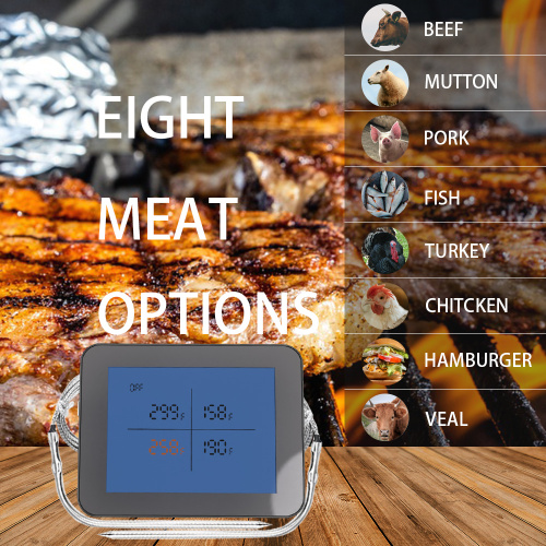 Wireless Bluetooth Meat Thermometer Cooking BBQ Grill Oven