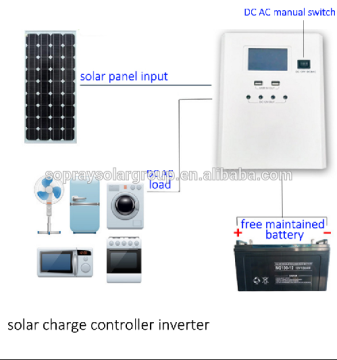 Solar Charge Controller Inverter AC DC Hybrid Manual PWM MPPT Charge Controller