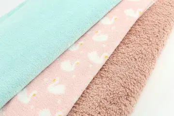 SOFT CORAL FLEECE FABRIC