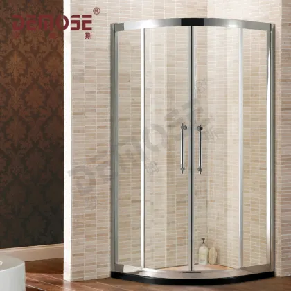 Glass Sliding Door Toilet Shower Cubicle Partition for Shower Rooms