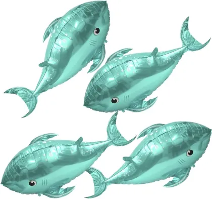 Cartoon 4D Ocean Whale Balloon