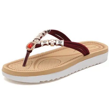 Girl's summer slippers flat slippers flip-flops beach girlr's slippers