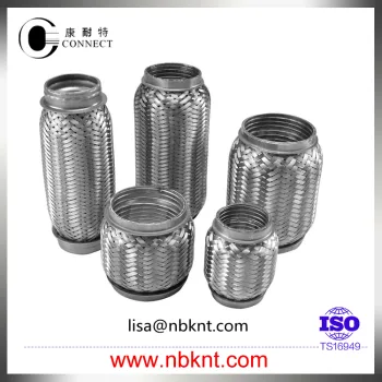 Automobile stainless steel exhaust corrugated flexible pipe with interlock