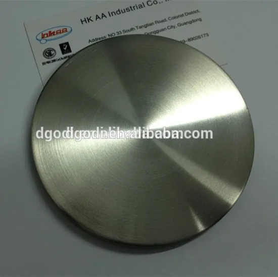 Custom top quality stainless steel round jar lid