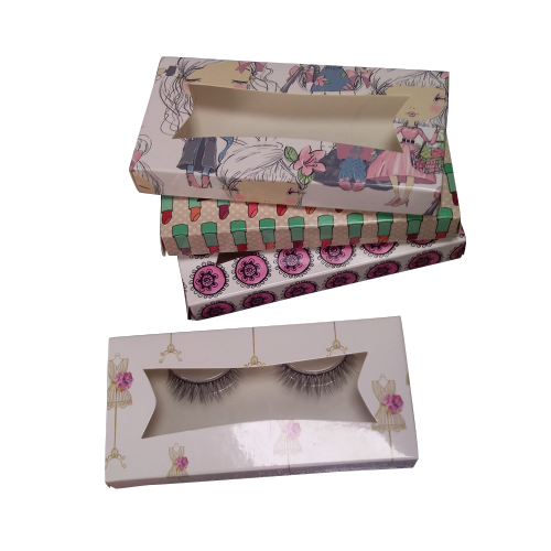 Custom Window Color Printing Eyelashes Paper Box