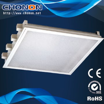 Recessed T8 4*18W office light with prismatic diffuser