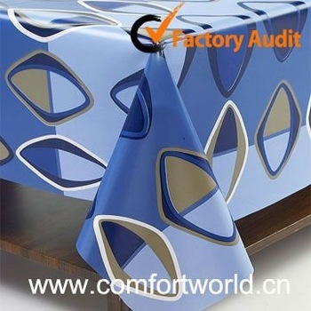 Pvc Tablecloth With Non-woven