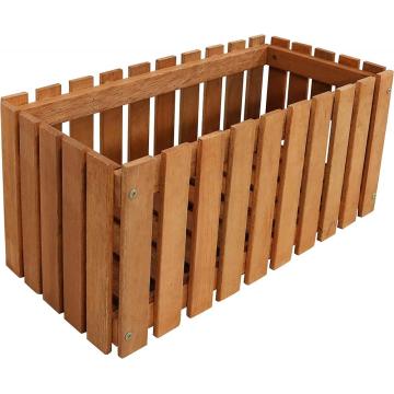 Outdoor Wood Picket Style Planter Box