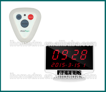 Coffee house touch screen table calling system