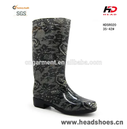 Cool lace design long boots women boots 2016
