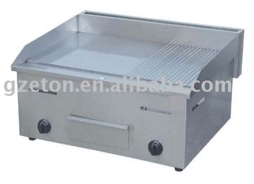 Gas 1/2 grooved Griddle/grill ET-JSC-722