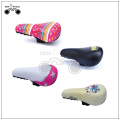 Custom pink kids bike soft thicken saddle