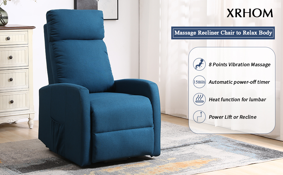 High-end Power Lift Massage Sofa Chair For Home