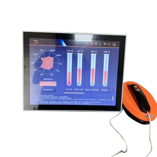 Touch screen 8.0mp professional uv skin analyser machine with ce certificate approval