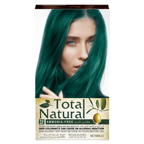 Beste lebhafte pastellgrüne Haarfarbe Creme