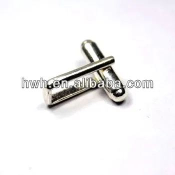 Silver 925 Cufflinks H375B-01 Shiny Surface Joint Component