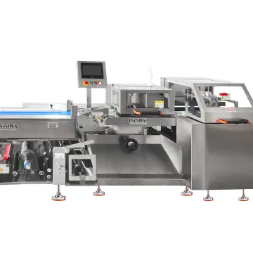 RHBB430 Multi-function Flow Sliced Bread and Beef Patty Packing Machine