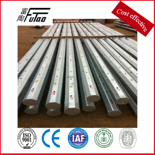 3-12 Meters Galvanized Steel Street Lamp Pole