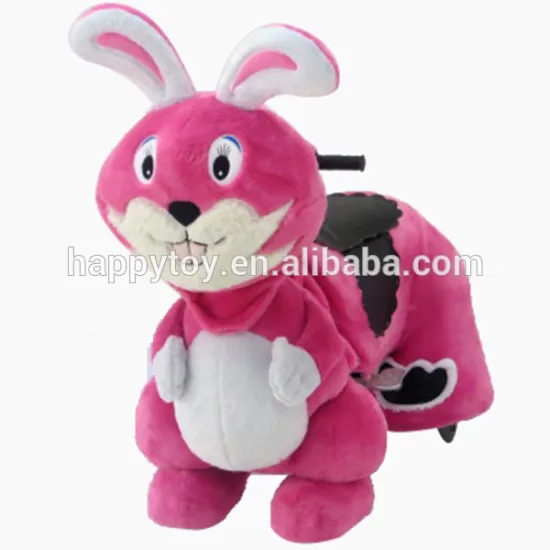 HI CE coin operated musical rabbit animal scooter riding kiddie rides toy in mall