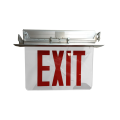 Recessed Aluminum edge-lit Exit Sign