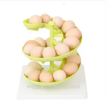 Multifunctional spiral chute Eggs shelf Eco-friendly