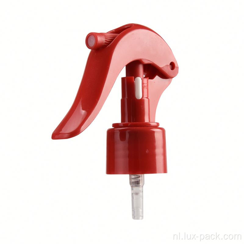 Mist spuitspuit plastic reiniger dispenser pomp rode mini trigger
