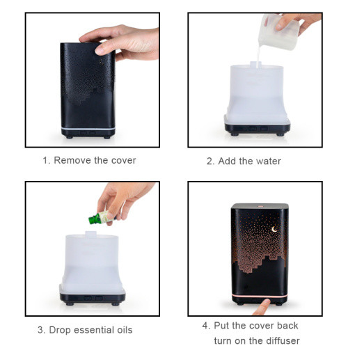 2021 New Arrivals Metal Essential Oil Diffuser Aroma