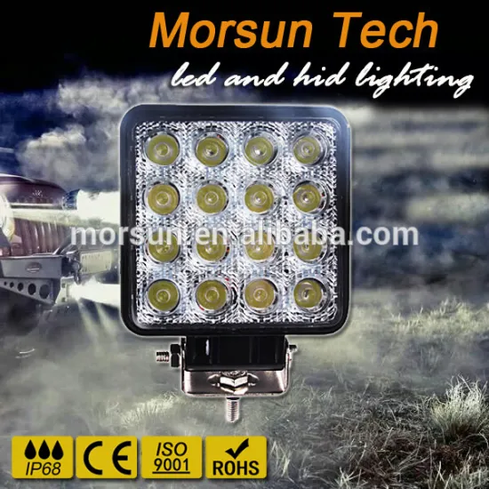 high Quality 48 watt Working led lights 12v offroad auto 48w led working light for car