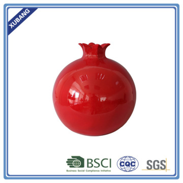 Resin red Pomegranate figurine