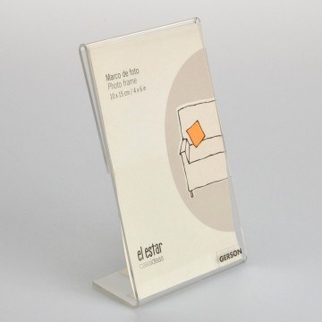 4" X 6" Rectangle Shape Acrylic Plastic Photo Frame