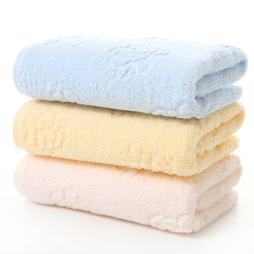 Jacquard Rose Cotton Face Towel for Adults
