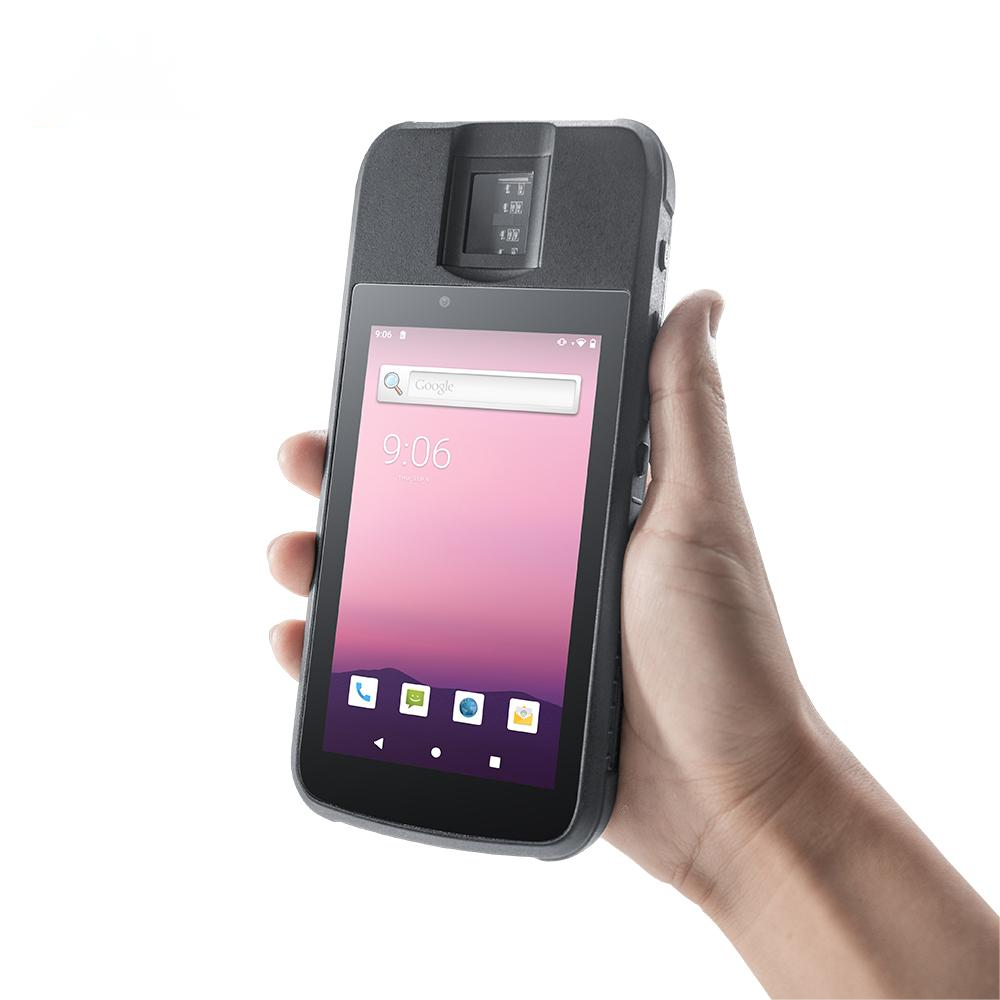 Biometrische Fingerabdruckzeit Besucherzahlen robuste Tablette