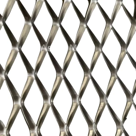Diamond Aluminum Anode Expanded Metal Mesh 1x2mm 2x3mm 3x6mm