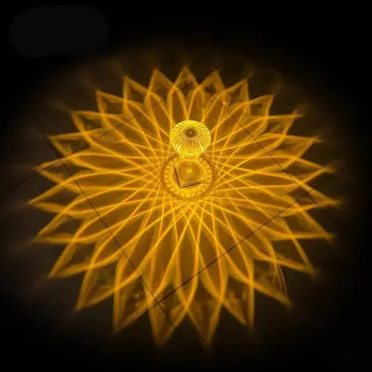 Stylish Touch-Controlled Crystal Table Lamp Design