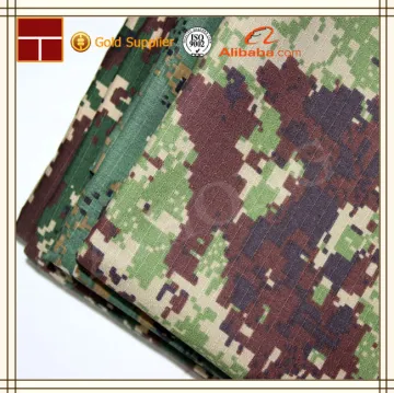 T/C ripstop military camouflage fabric