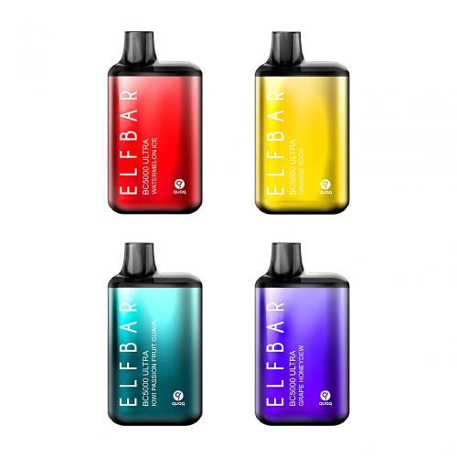 Elf Bar BC5000 Ultra Best Flavors rechargeable