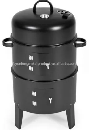 15'' steam smoke charcoal barbecue bbq grill