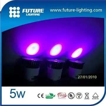 5W indoor decorative 16 color changing led spotlight