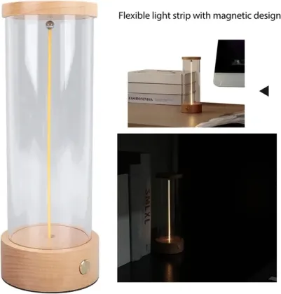 Rechargeable Night Light with Magnetic Ambient Lighting