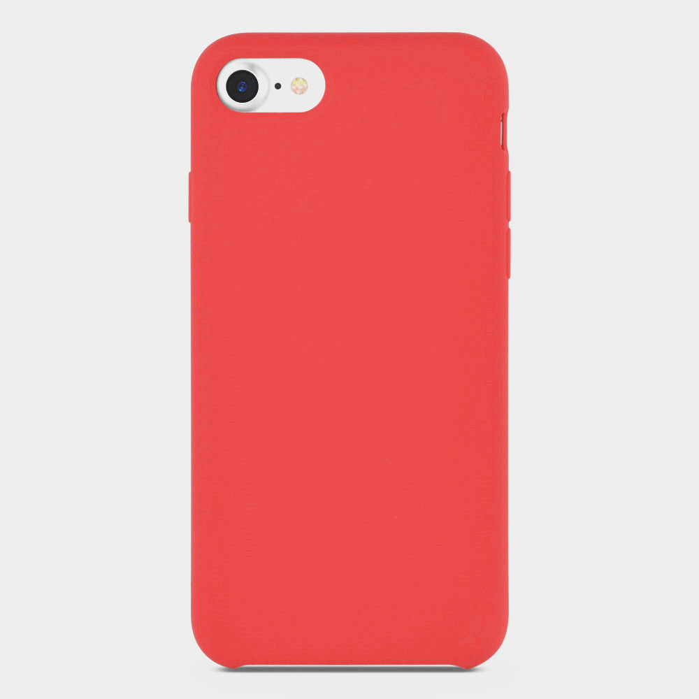 red liquid silicone iphone 6s cover