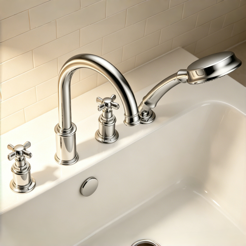 5 hole bathtub faucet