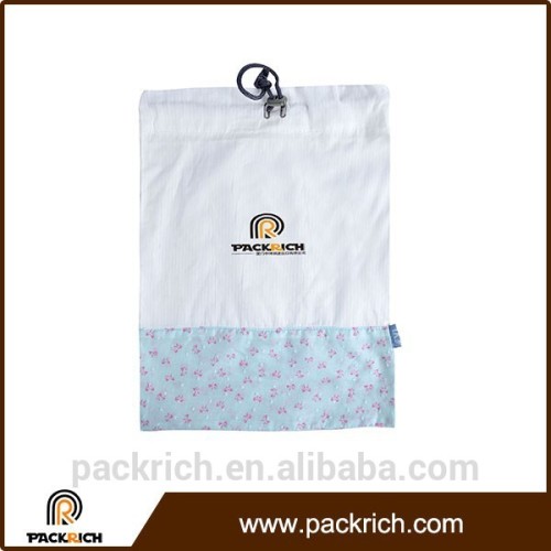 Low price canvas fabric drawstring bag pouch