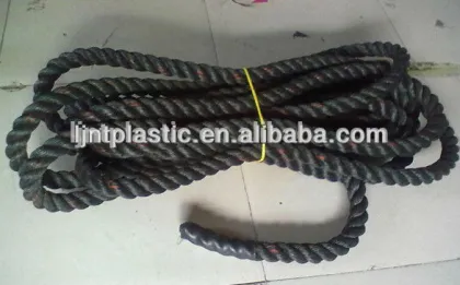 Black PP RECYCLED ROPE/BLACK ROPE