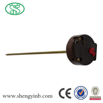 CE certificated electric bimetal thermostat with safety device for home appliance