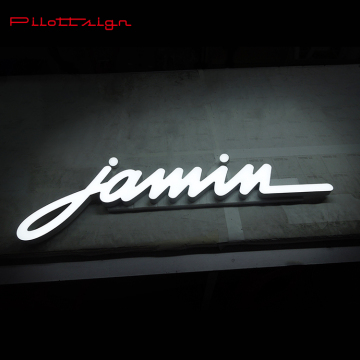 custom store sign LED 3D digital pattern letters