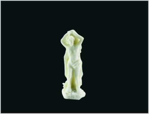 Md12 1*3.5cm Jade White Desktop Sculpture 3d Scale Model Strong Man