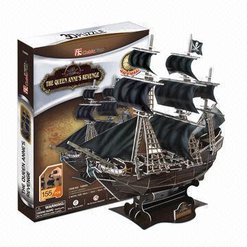 3D Classic Ship Model with EN71 Certificate
