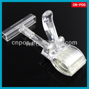 supermarket plastic retail display clip for price label