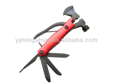 Stainless Steel Black Finished Blade Hand Multi Tool Hammer With Axe