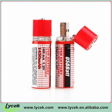 1.2V 1450mAh rechargeable usb battery